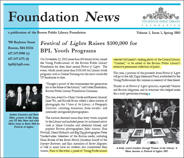 Festival of Lights Raises $100,000 for BPL Youth Programs