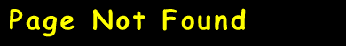 Page Not Found